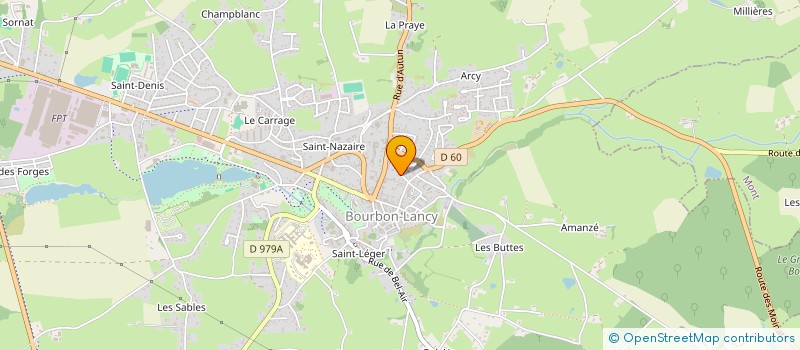 localisation de l'entreprise SCI LES APPENATS à BOURBON-LANCY