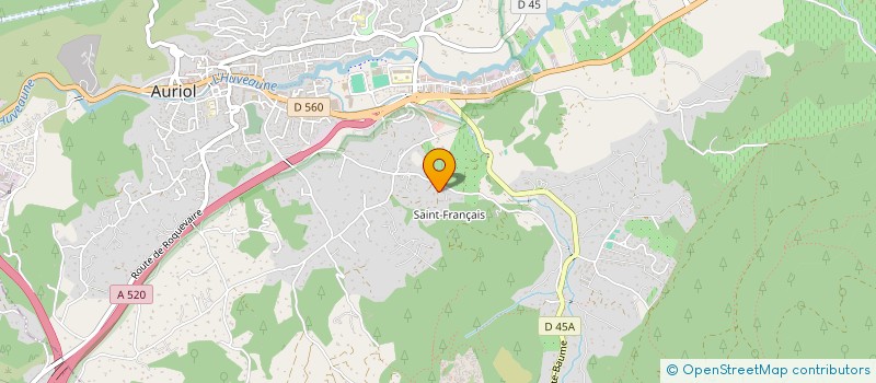 localisation de l'entreprise SCI LES APPOLINES à AURIOL