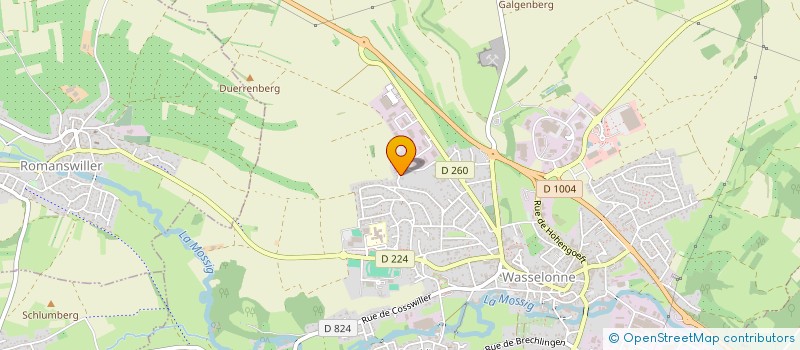 localisation de l'entreprise SCI LES APPRENTIS SAGES  WASSELONNE