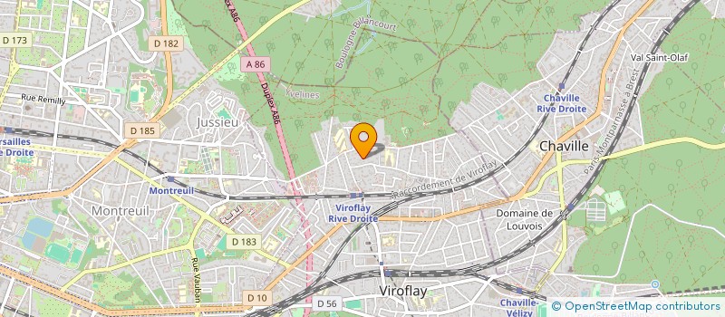 localisation de l'entreprise SCI LES ARAUCARIAS  VIROFLAY