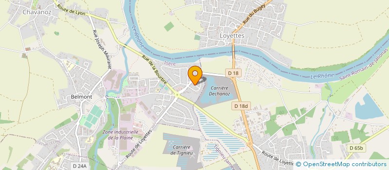 localisation de l'entreprise SCI LES ARAVIS  LYON