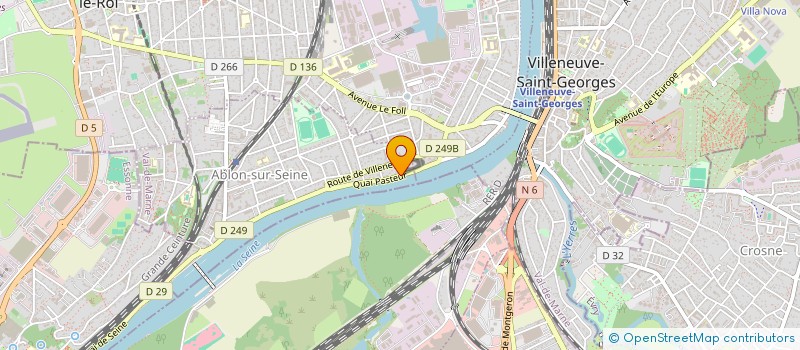 localisation de l'entreprise SCI LES ARAVIS  ABLON-SUR-SEINE