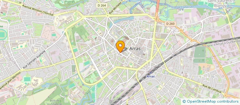 localisation de l'entreprise SCI LES ARAVIS à ARRAS