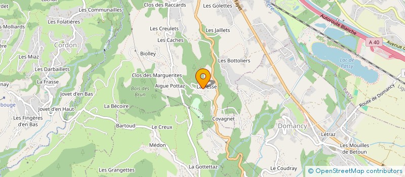 localisation de l'entreprise SCI LES ARAVIS DE CORDON à SALLANCHES