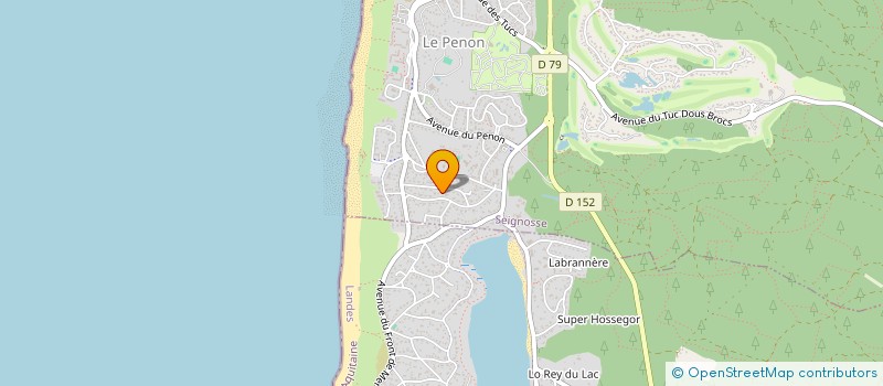 localisation de l'entreprise SCI LES ARAWAKS  SEIGNOSSE