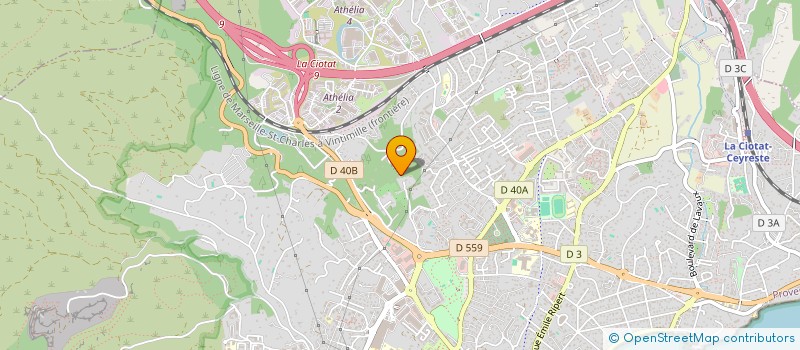 localisation de l'entreprise SCI LES ARBOUSES  LA CIOTAT