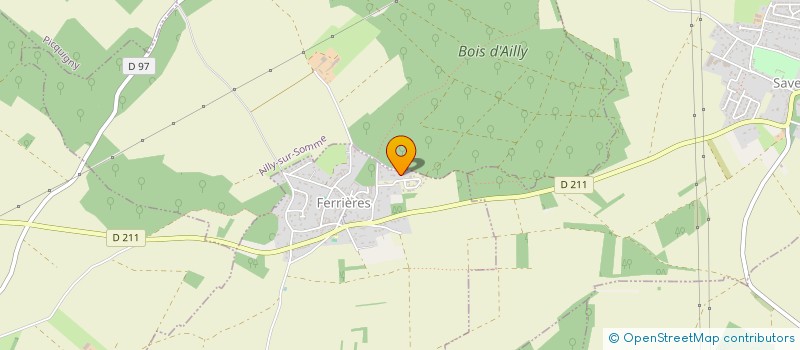 localisation de l'entreprise SCI LES ARBOUSIERS  FERRIERES