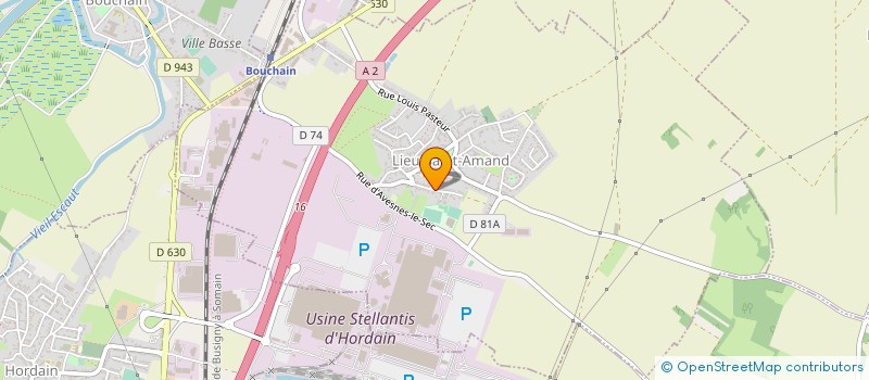 localisation de l'entreprise SCI LES ARBOUSIERS  LIEU-SAINT-AMAND