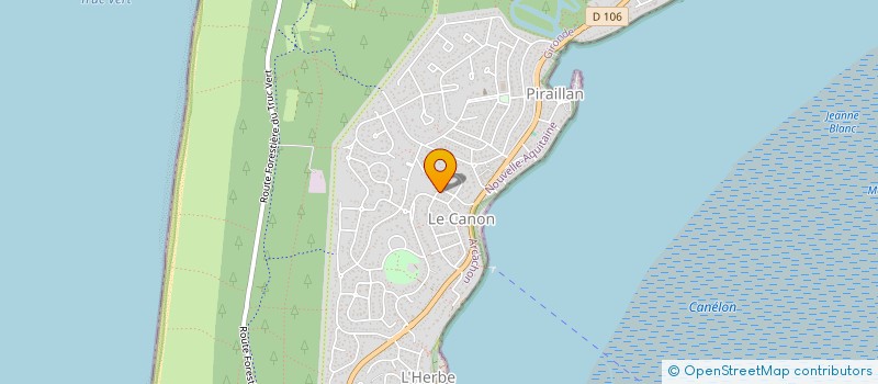 localisation de l'entreprise SCI LES ARBOUSIERS 60 à LEGE-CAP-FERRET