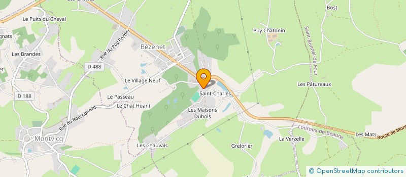 localisation de l'entreprise SCI LES ARBRES  BIZENEUILLE