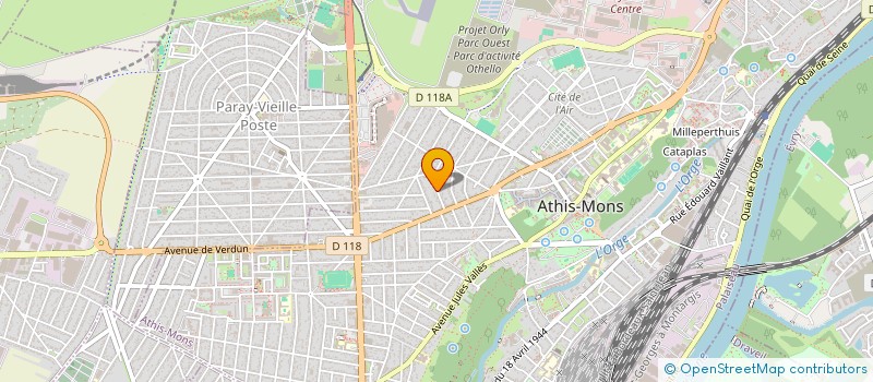 localisation de l'entreprise SCI LES ARBRES DU MONDE à ATHIS-MONS