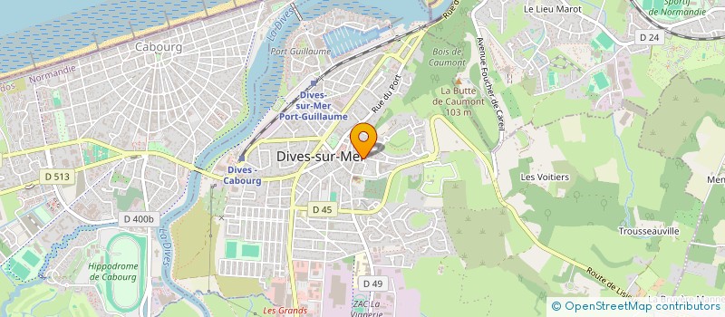 localisation de l'entreprise SCI LES ARCADES à DIVES-SUR-MER