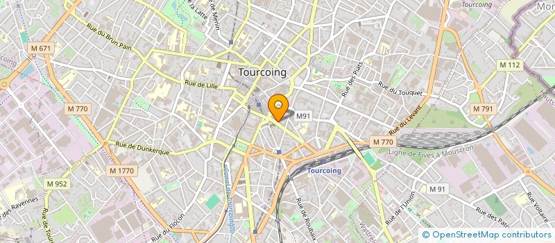 localisation de l'entreprise SCI LES ARCADES  TOURCOING