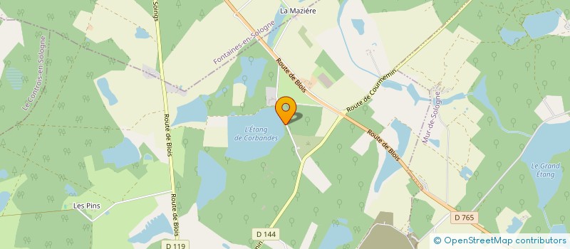 localisation de l'entreprise SCI LES ARCADES  SOINGS-EN-SOLOGNE