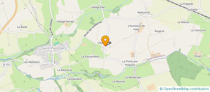 localisation de l'entreprise SCI LES ARCADES  SAINT-PLANCHERS