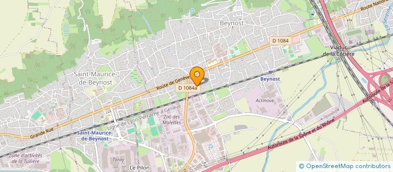 localisation de l'entreprise SCI LES ARCADES à BEYNOST