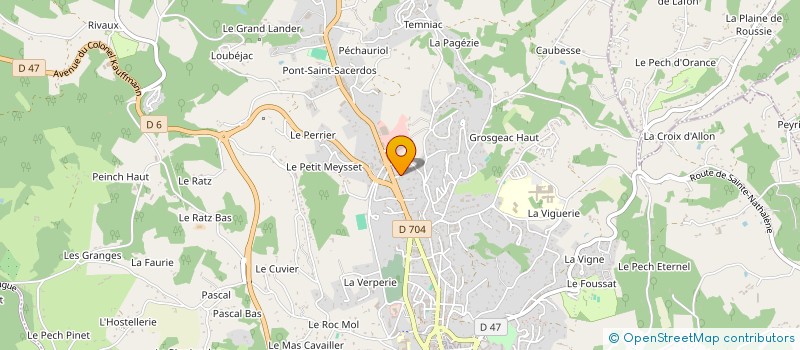 localisation de l'entreprise SCI LES ARCADES à SARLAT-LA-CANEDA