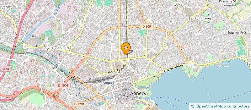localisation de l'entreprise SCI LES ARCADES à ANNECY