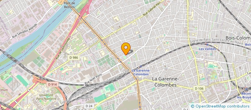 localisation de l'entreprise SCI LES ARCADES à COLOMBES