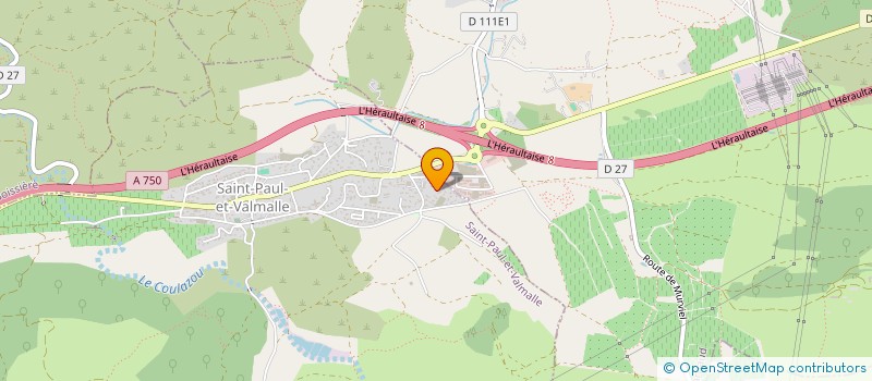 localisation de l'entreprise SCI LES ARCADES  SAINT-PAUL-ET-VALMALLE