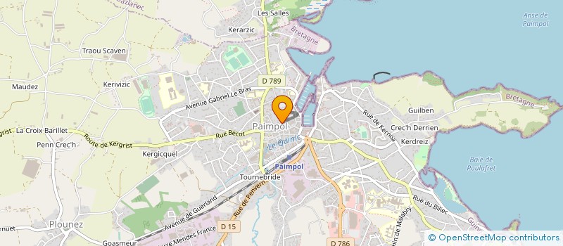 localisation de l'entreprise SCI LES ARCADES DE PAIMPOL  PAIMPOL