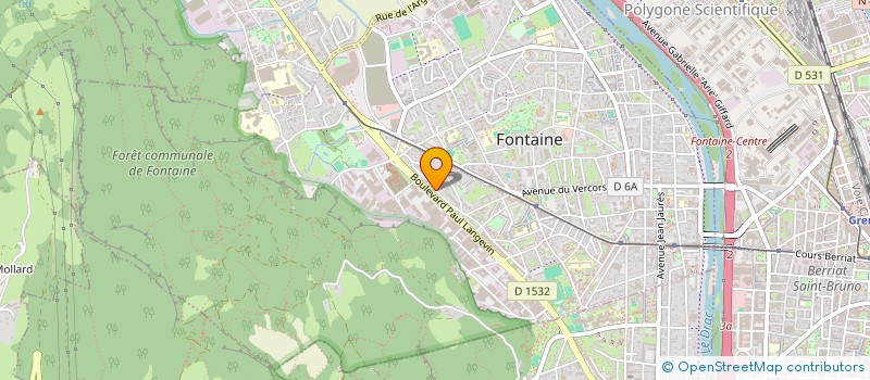 localisation de l'entreprise SCI LES ARCADIENNES  FONTAINE