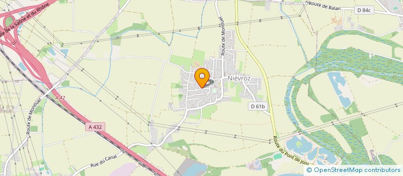 localisation de l'entreprise SCI LES ARCADRES DE ROGRIGUE  NIEVROZ