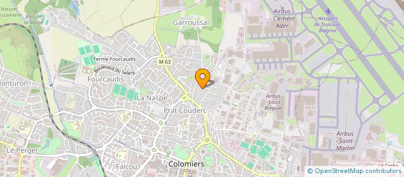localisation de l'entreprise SCI LES ARCEAUX à COLOMIERS