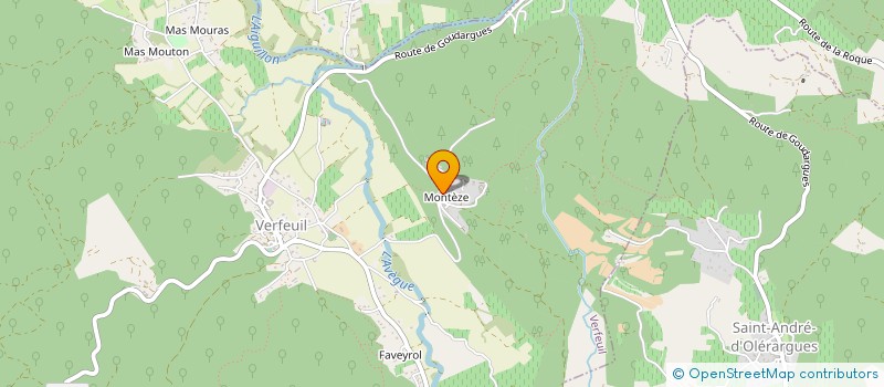 localisation de l'entreprise SCI LES ARCHES  VERFEUIL