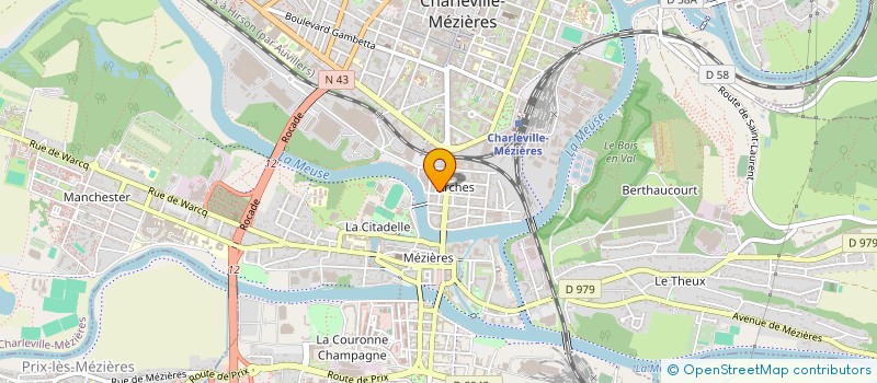 localisation de l'entreprise SCI LES ARCHIVES à CHARLEVILLE-MEZIERES