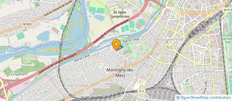 localisation de l'entreprise SCI LES ARCS à MONTIGNY-LES-METZ