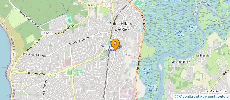 localisation de l'entreprise SCI LES ARCS à SAINT-HILAIRE-DE-RIEZ