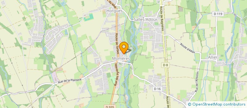 localisation de l'entreprise SCI LES ARDENNES  MOMERES