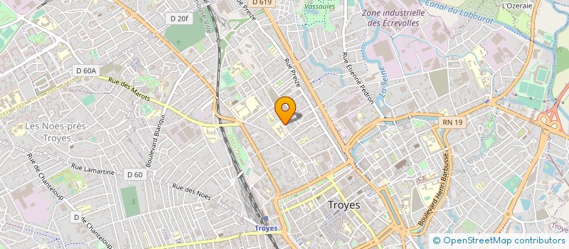 localisation de l'entreprise SCI LES ARDILLIERS à TROYES