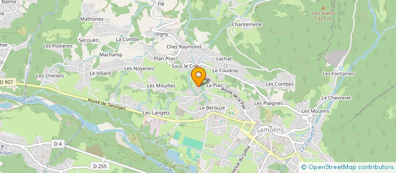 localisation de l'entreprise SCI LES ARDOISIERES à SAMOENS