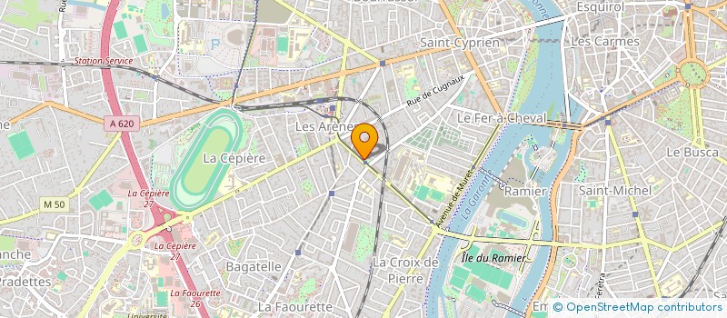 localisation de l'entreprise SCI LES ARENES à TOULOUSE