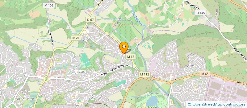 localisation de l'entreprise SCI LES ARENES à JACOU