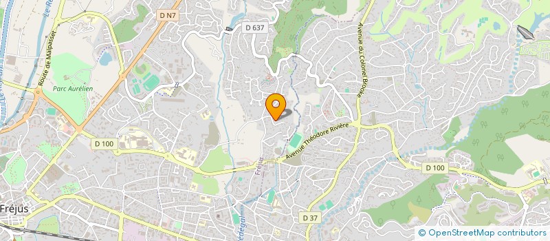 localisation de l'entreprise SCI LES ARENES DE VERTOU à FREJUS