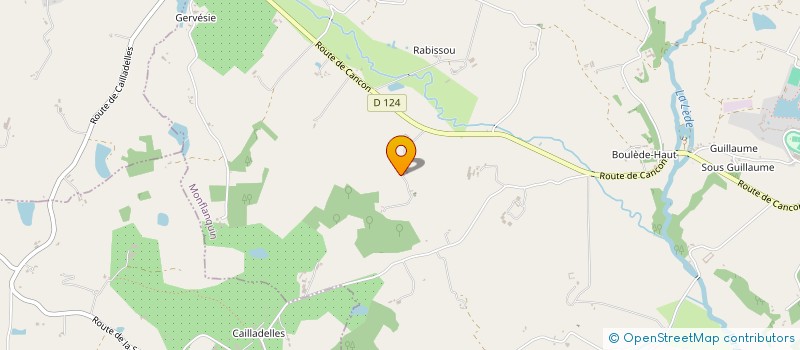 localisation de l'entreprise SCI LES AREYS  MONFLANQUIN