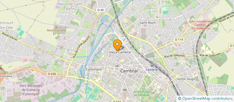 localisation de l'entreprise SCI LES ARGENTINES  CAMBRAI