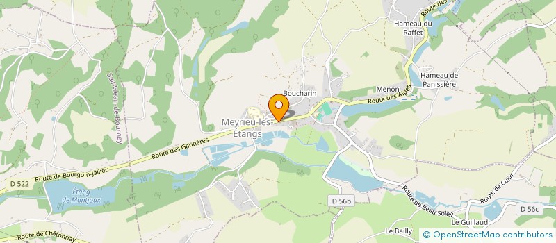 localisation de l'entreprise SCI LES ARGONAUTES  MEYRIEU-LES-ETANGS