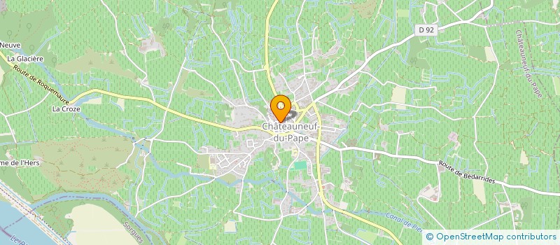 localisation de l'entreprise SCI LES ARMENIERS  CHATEAUNEUF-DU-PAPE