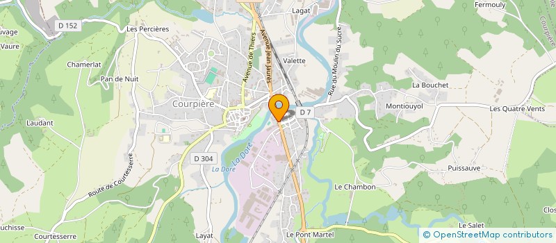 localisation de l'entreprise SCI LES ARNAUDS à COURPIERE