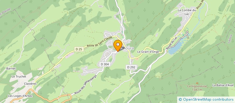 localisation de l'entreprise SCI LES AROBIERS  LAMOURA