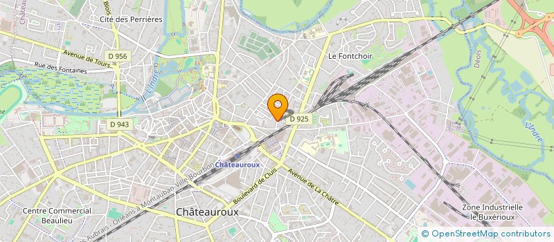 localisation de l'entreprise SCI LES AROLLES à CHATEAUROUX