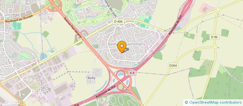 localisation de l'entreprise SCI LES AROMES  COUPVRAY