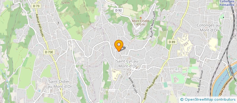 localisation de l'entreprise SCI LES ARONDES  VILLEFRANCHE-SUR-SAONE