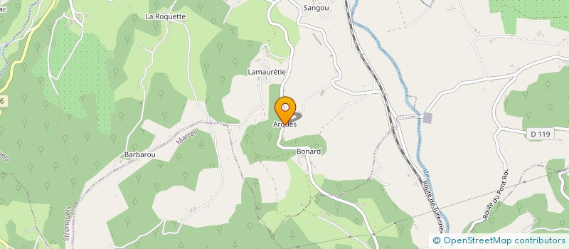 localisation de l'entreprise SCI LES ARQUES  STRENQUELS