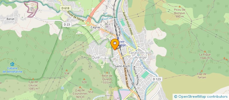 localisation de l'entreprise SCI LES ARRIGOLS à TARASCON-SUR-ARIEGE