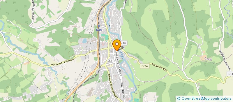 localisation de l'entreprise SCI LES ARROBADES  GAN